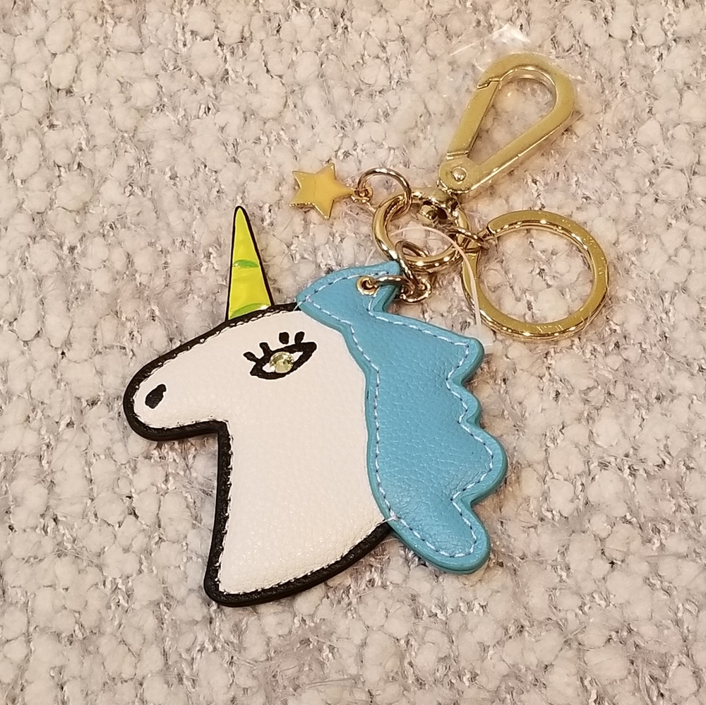 Indigo Unicorn Keyfob